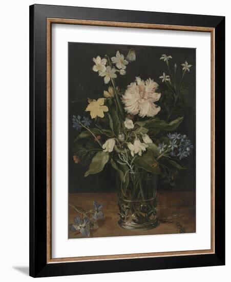 Still Life with Flowers in a Glass, 1630-Jan Brueghel the Elder-Framed Giclee Print