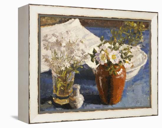 Still Life with Flowers in a Vase, circa 1911-14-Harold Gilman-Framed Premier Image Canvas