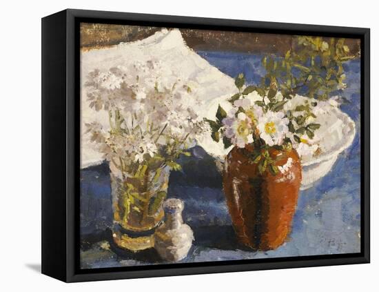 Still Life with Flowers in a Vase, circa 1911-14-Harold Gilman-Framed Premier Image Canvas