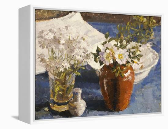 Still Life with Flowers in a Vase, circa 1911-14-Harold Gilman-Framed Premier Image Canvas