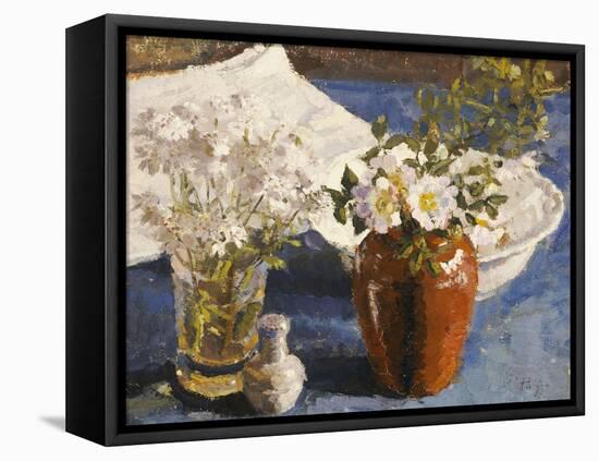 Still Life with Flowers in a Vase, circa 1911-14-Harold Gilman-Framed Premier Image Canvas