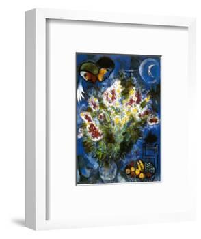 Still Life with Flowers-Marc Chagall-Framed Art Print