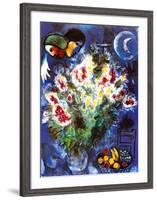 Still Life with Flowers-Marc Chagall-Framed Art Print