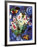 Still Life with Flowers-Marc Chagall-Framed Art Print