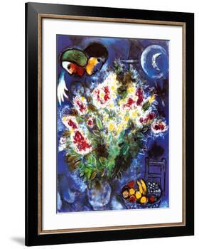 Still Life with Flowers-Marc Chagall-Framed Art Print