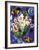 Still Life with Flowers-Marc Chagall-Framed Art Print