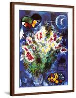 Still Life with Flowers-Marc Chagall-Framed Art Print
