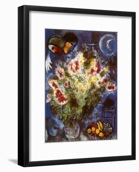 Still Life with Flowers-Marc Chagall-Framed Art Print