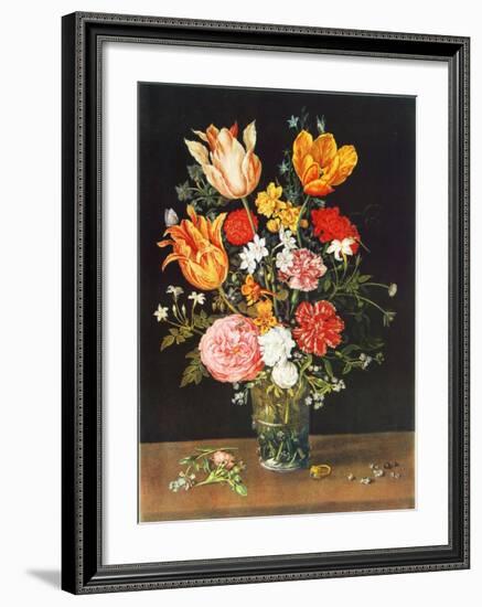 Still Life with Flowers-Jan Brueghel the Elder-Framed Collectable Print