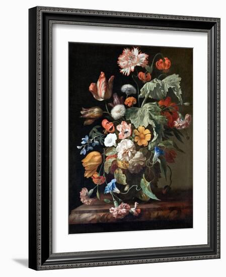 Still-Life with Flowers-Rachel Ruysch-Framed Giclee Print