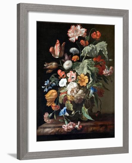 Still-Life with Flowers-Rachel Ruysch-Framed Giclee Print