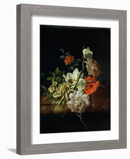 Still Life with Flowers-Rachel Ruysch-Framed Giclee Print