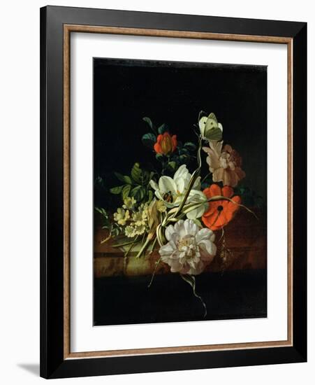 Still Life with Flowers-Rachel Ruysch-Framed Giclee Print