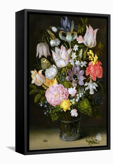 Still Life with Flowers-Ambrosius The Elder Bosschaert-Framed Premier Image Canvas