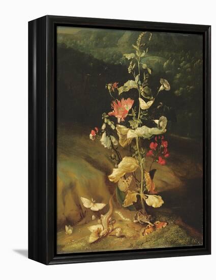 Still Life with Flowers-Otto Marseus Van Schrieck-Framed Premier Image Canvas