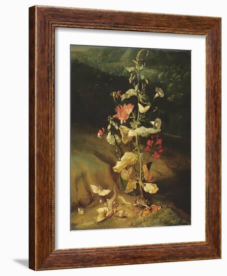 Still Life with Flowers-Otto Marseus Van Schrieck-Framed Giclee Print