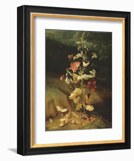 Still Life with Flowers-Otto Marseus Van Schrieck-Framed Giclee Print