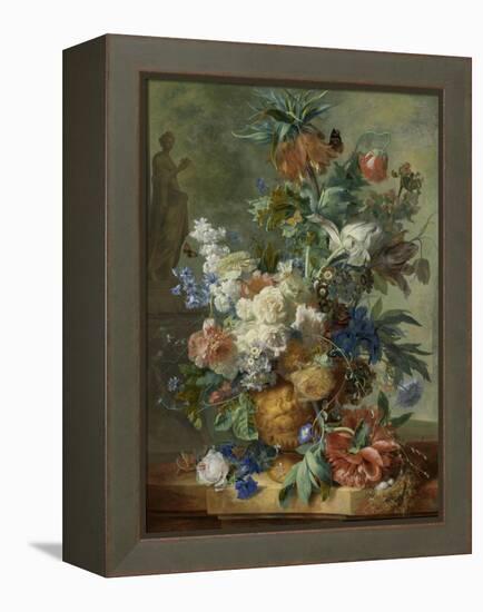 Still Life with Flowers-Jan van Huysum-Framed Stretched Canvas