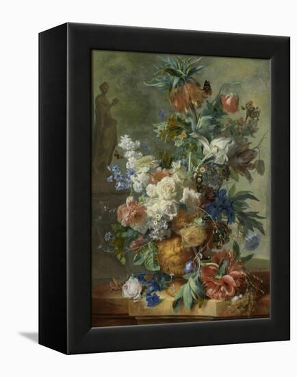 Still Life with Flowers-Jan van Huysum-Framed Stretched Canvas