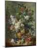 Still Life with Flowers-Jan van Huysum-Mounted Art Print