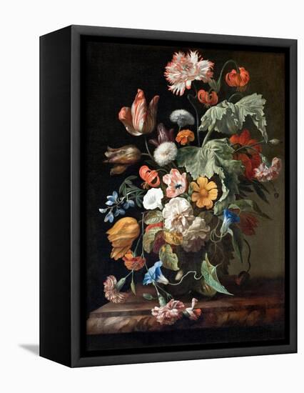 Still-Life with Flowers-Rachel Ruysch-Framed Premier Image Canvas