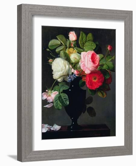 Still Life with Flowers-Antoine Berjon-Framed Giclee Print