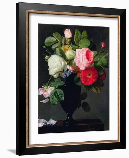 Still Life with Flowers-Antoine Berjon-Framed Giclee Print