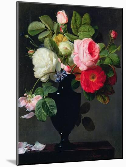 Still Life with Flowers-Antoine Berjon-Mounted Giclee Print