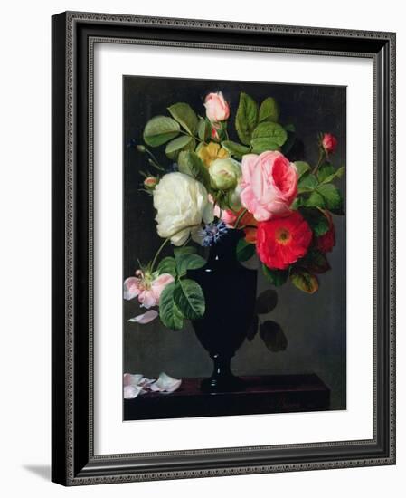 Still Life with Flowers-Antoine Berjon-Framed Giclee Print