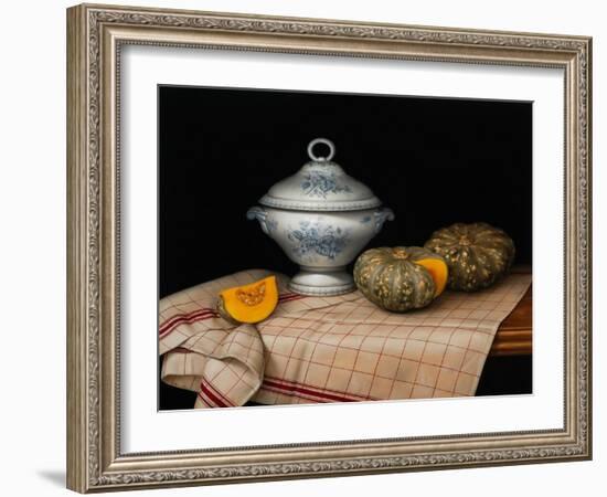 Still Life with French Tureen, 2020 (oil on linen)-Catherine Abel-Framed Giclee Print