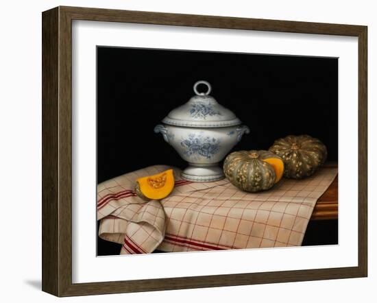 Still Life with French Tureen, 2020 (oil on linen)-Catherine Abel-Framed Giclee Print