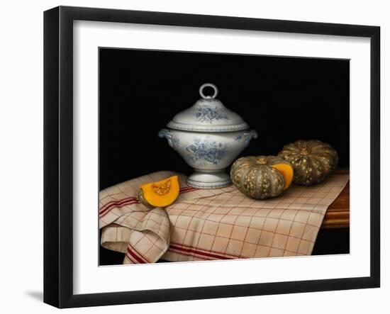 Still Life with French Tureen, 2020 (oil on linen)-Catherine Abel-Framed Giclee Print