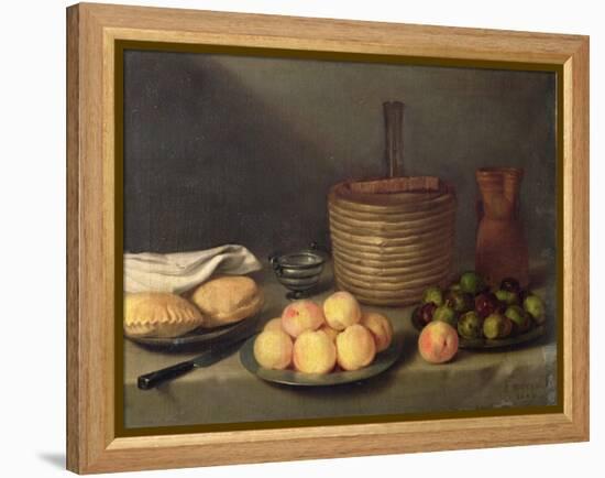 Still Life with Fruit, 1648-Francisco Palacios-Framed Premier Image Canvas
