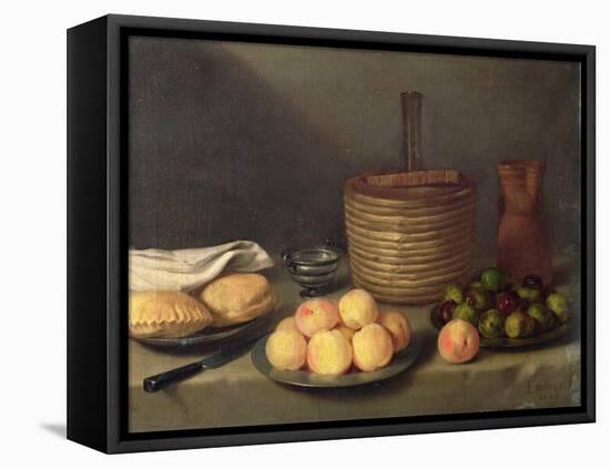 Still Life with Fruit, 1648-Francisco Palacios-Framed Premier Image Canvas