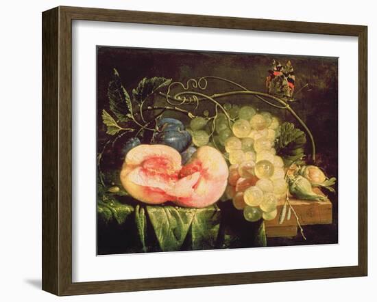 Still Life with Fruit, 17th Century-Cornelis De Heem-Framed Giclee Print