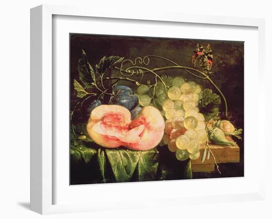 Still Life with Fruit, 17th Century-Cornelis De Heem-Framed Giclee Print