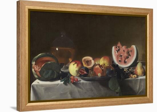 Still Life with Fruit and Carafe, C.1610/1620-null-Framed Premier Image Canvas