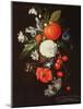 Still Life with Fruit and Flowers-Cornelis De Heem-Mounted Giclee Print