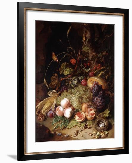 Still-Life with Fruit and Insects-Rachel Ruysch-Framed Giclee Print