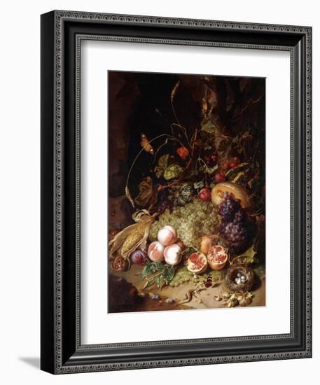 Still-Life with Fruit and Insects-Rachel Ruysch-Framed Giclee Print