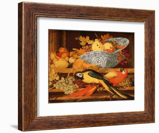 Still Life with Fruit and Macaws, 1622-Balthasar van der Ast-Framed Giclee Print