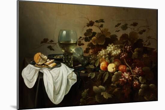 Still Life with Fruit and Roemer-Pieter Claesz-Mounted Giclee Print