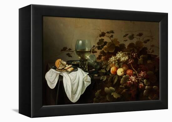 Still Life with Fruit and Roemer-Pieter Claesz-Framed Premier Image Canvas