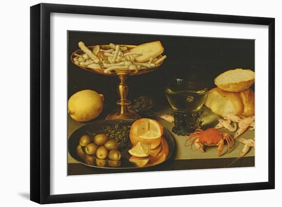 Still Life with Fruit and Shellfish-Peter Binoit-Framed Giclee Print