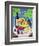 Still Life with Fruit and Wine, 1993-Liz Wright-Framed Giclee Print