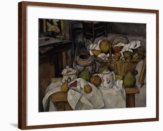 Still-Life with Fruit Basket, c.1888-Paul Cézanne-Framed Giclee Print