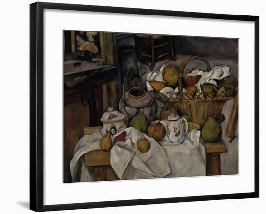 Still-Life with Fruit Basket, c.1888-Paul Cézanne-Framed Giclee Print