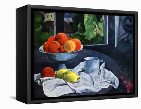 Still Life with Fruit, Brittany, 19th Century-Paul Gauguin-Framed Premier Image Canvas