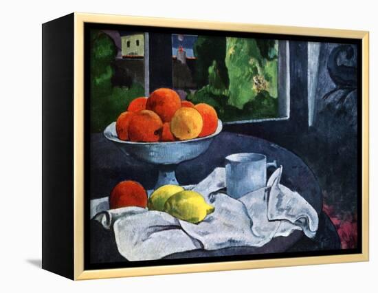 Still Life with Fruit, Brittany, 19th Century-Paul Gauguin-Framed Premier Image Canvas