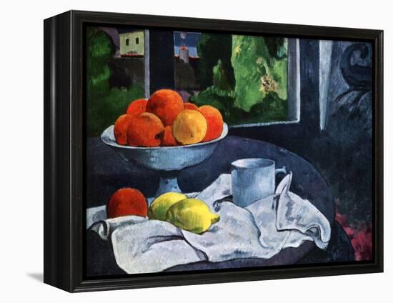 Still Life with Fruit, Brittany, 19th Century-Paul Gauguin-Framed Premier Image Canvas